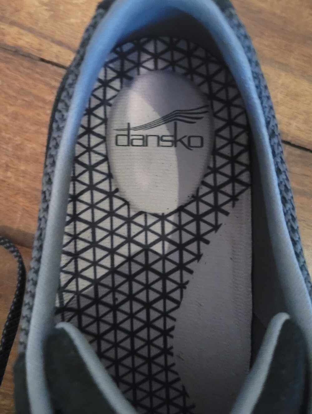 Dansko Paisley Waterproof Walking Shoes Black Suede Vibram Women's EU 43 US 12.5 - Picture 10 of 11
